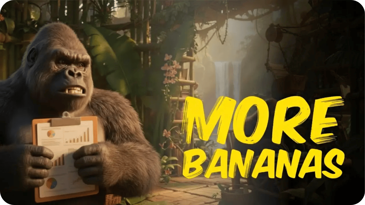 Gorillas More Bananas