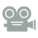 Video Icon Grey