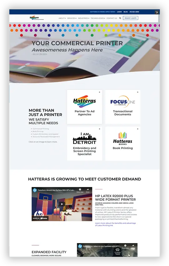 Hatteras Website