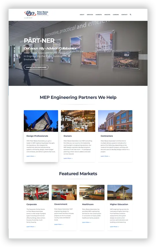 Peter Basso Associates Website