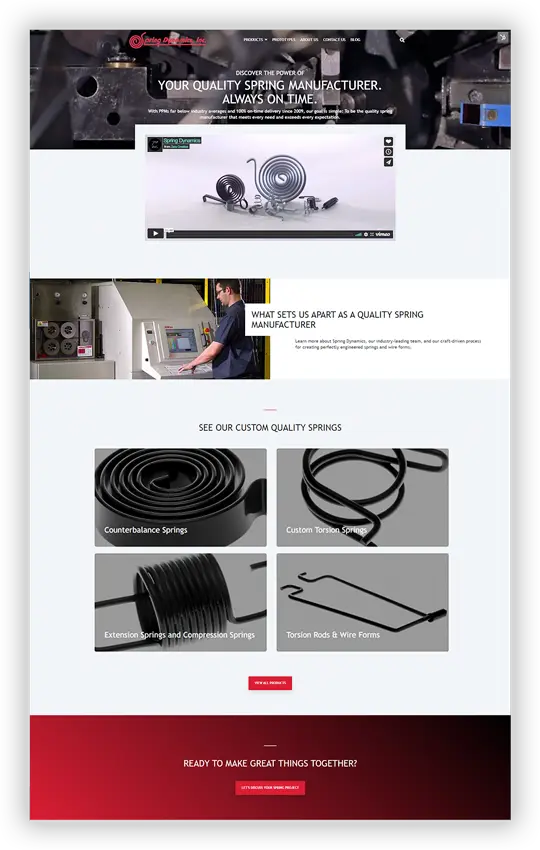Spring Dynamics Website